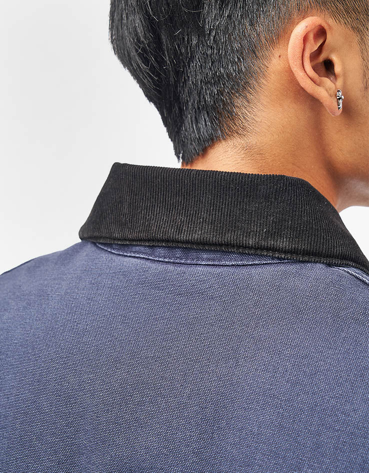 Carhartt WIP OG Detroit Jacket - Dark Navy/Black (Stone Canvas)