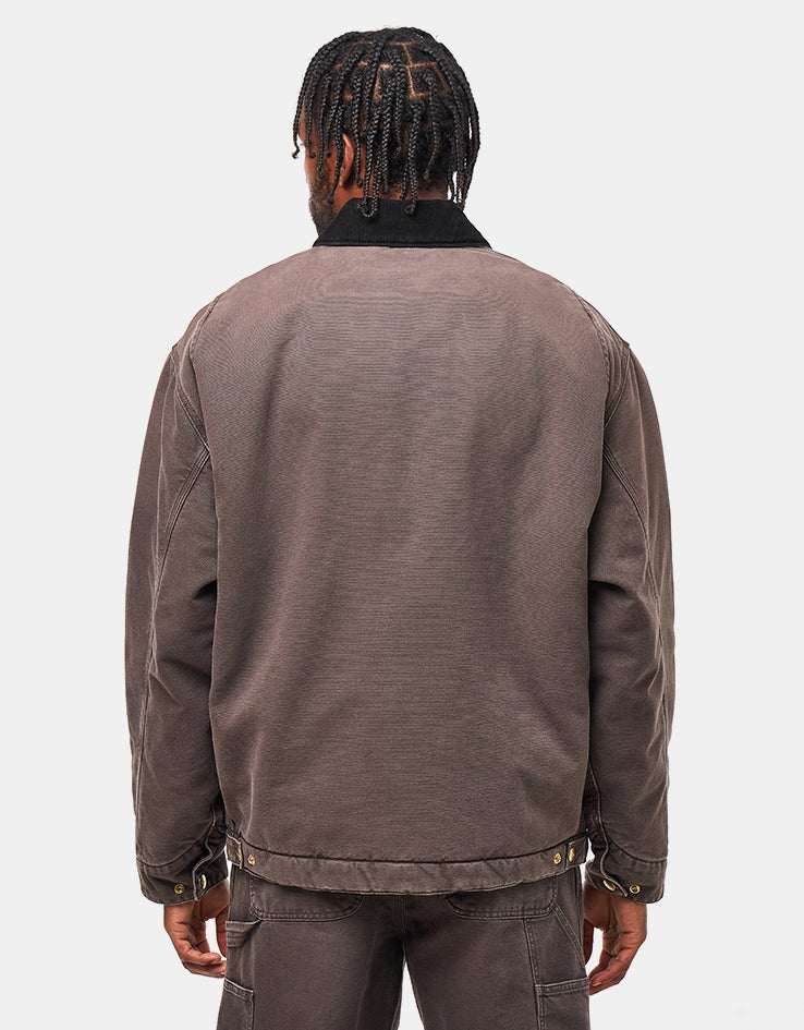 Carhartt WIP OG Detroit Jacket - Tobacco/Black (Stone Canvas)