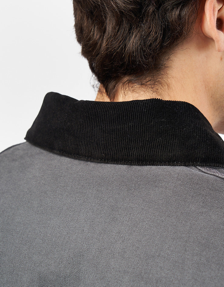 Carhartt WIP OG Detroit Jacket - Graphite/Black (Stone Canvas)