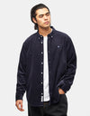 Carhartt WIP L/S Madison Cord Shirt - Dark Navy/Dark Navy