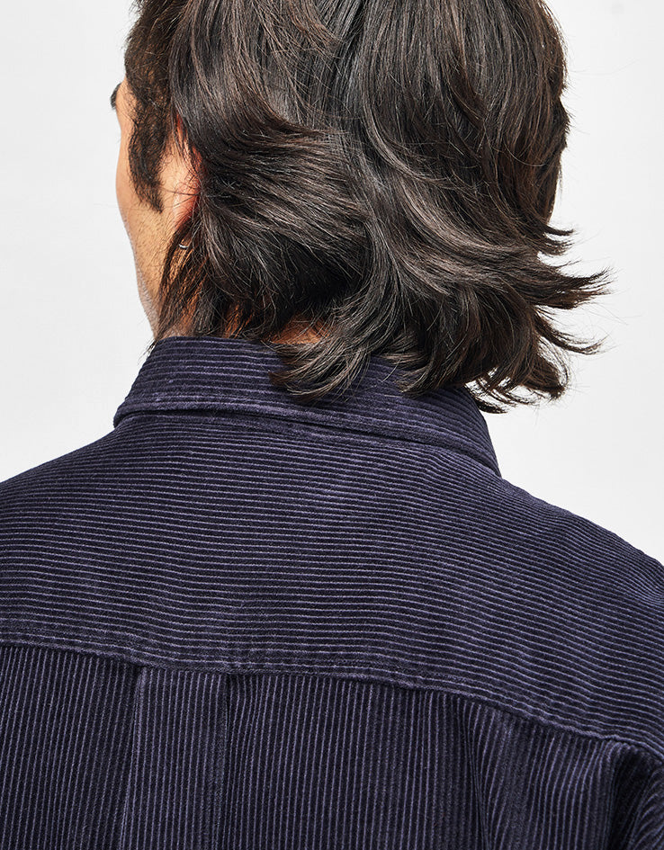 Carhartt WIP L/S Madison Cord Shirt - Dark Navy/Dark Navy