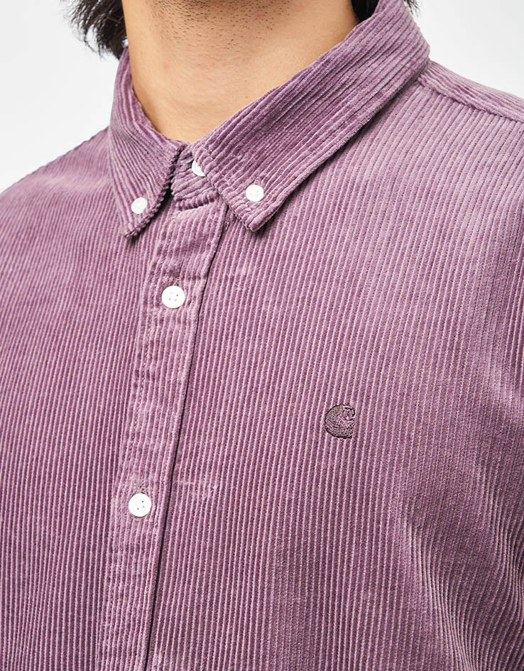 Carhartt WIP L/S Madison Cord Shirt - Phlox/Phlox