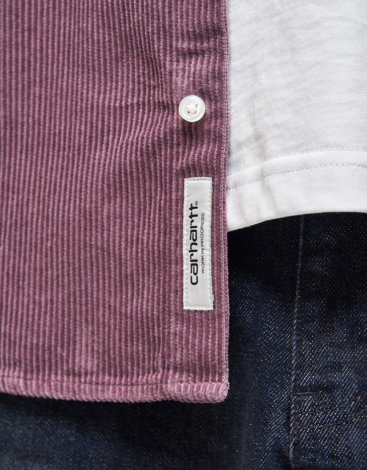 Carhartt WIP L/S Madison Cord Shirt - Phlox/Phlox