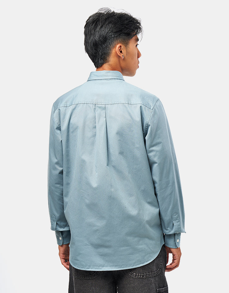 Carhartt WIP L/S Madison Shirt - Citadel/Wax