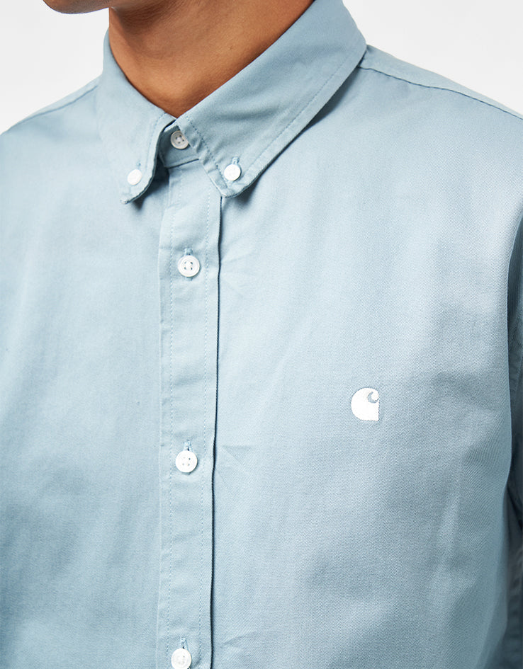 Carhartt WIP L/S Madison Shirt - Citadel/Wax
