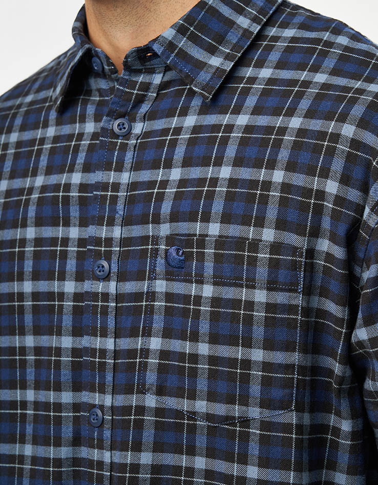 Carhartt WIP L/S Widmark Shirt - Widmark Check/Jupiter