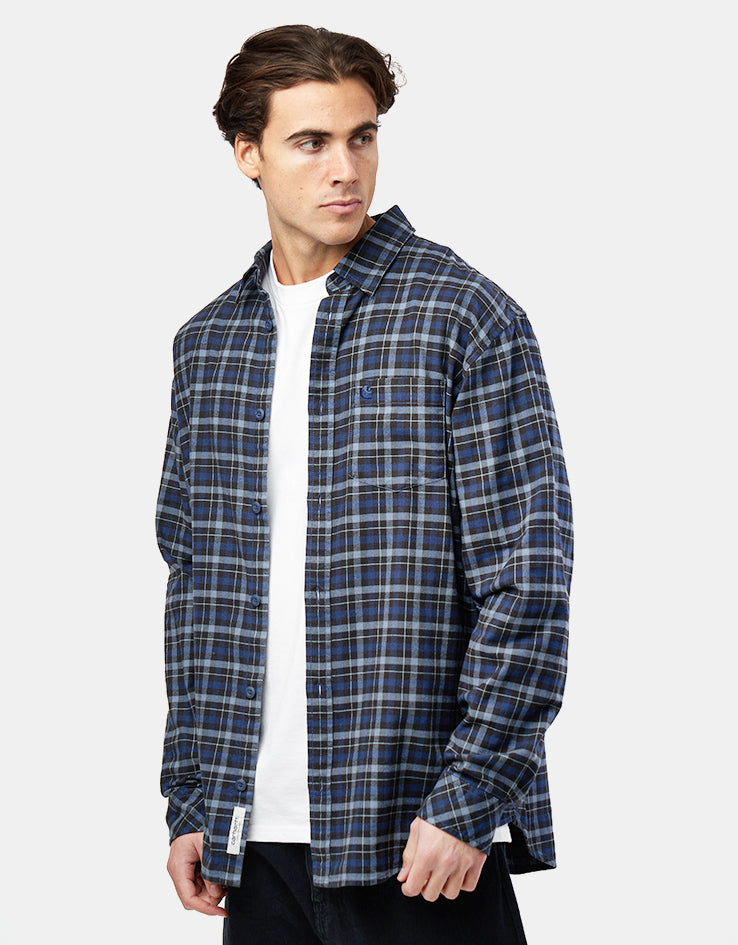 Carhartt WIP L/S Widmark Shirt - Widmark Check/Jupiter