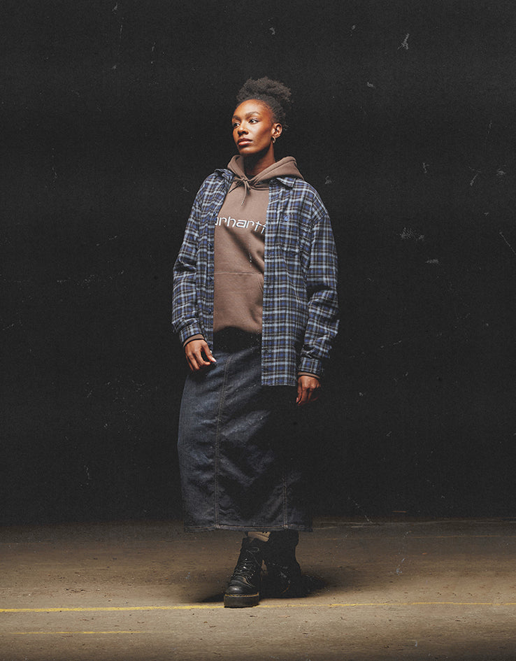 Carhartt WIP L/S Widmark Shirt - Widmark Check/Jupiter