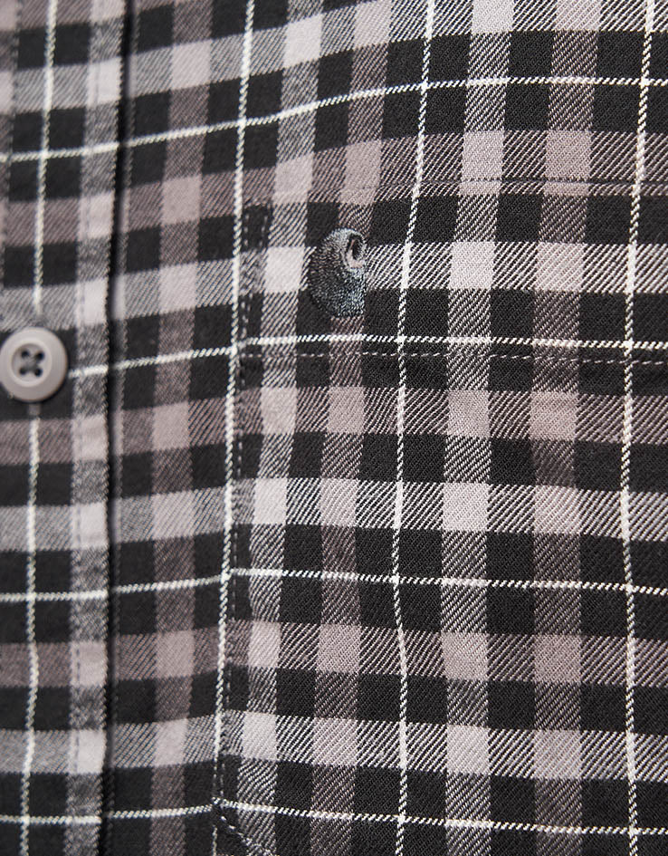 Carhartt WIP L/S Widmark Shirt - Widmark Check/Porphyry