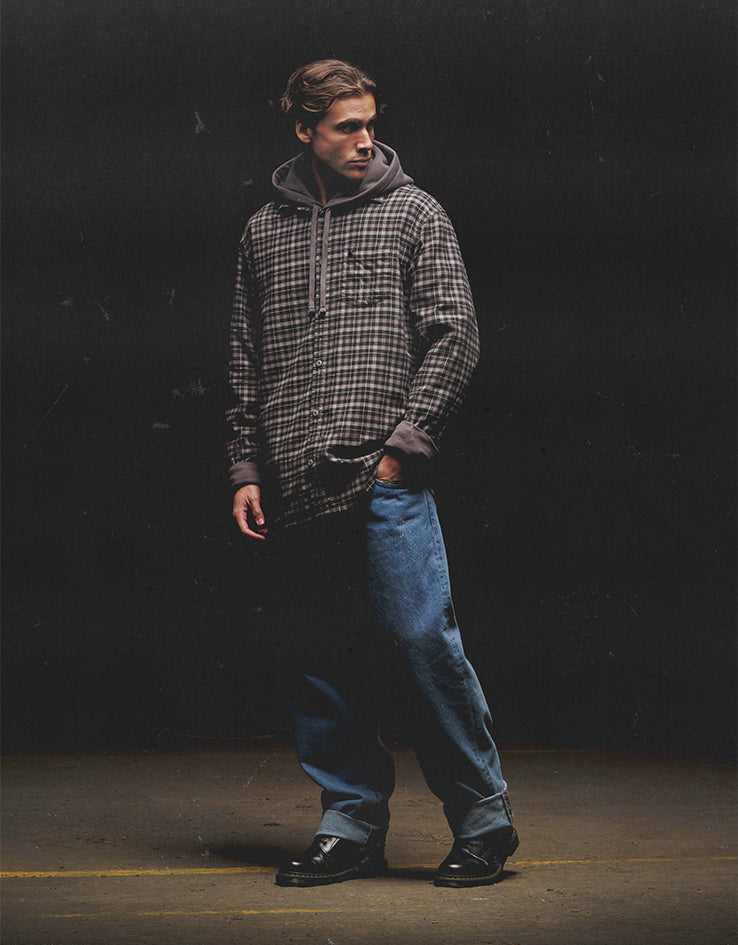 Carhartt WIP L/S Widmark Shirt - Widmark Check/Porphyry
