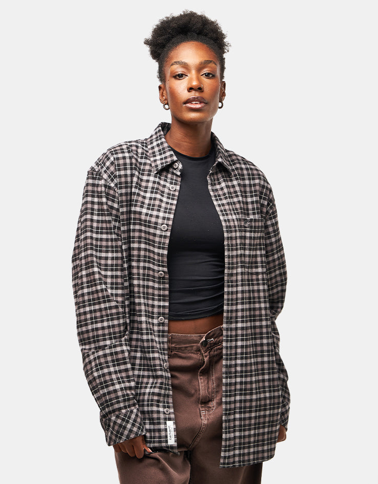 Carhartt WIP L/S Widmark Shirt - Widmark Check/Porphyry