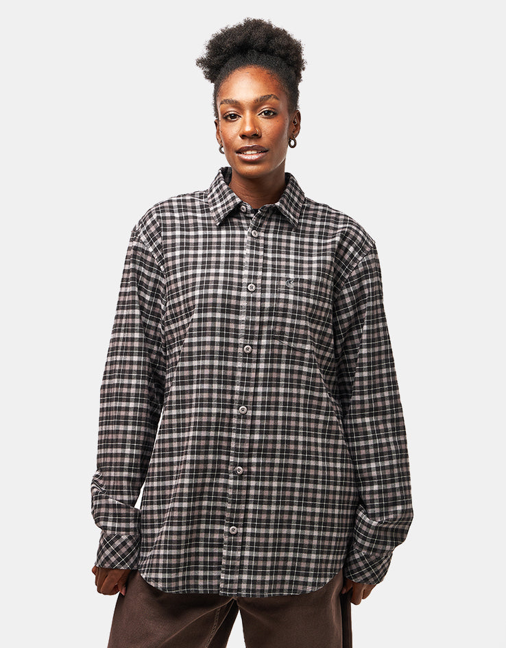 Carhartt WIP L/S Widmark Shirt - Widmark Check/Porphyry