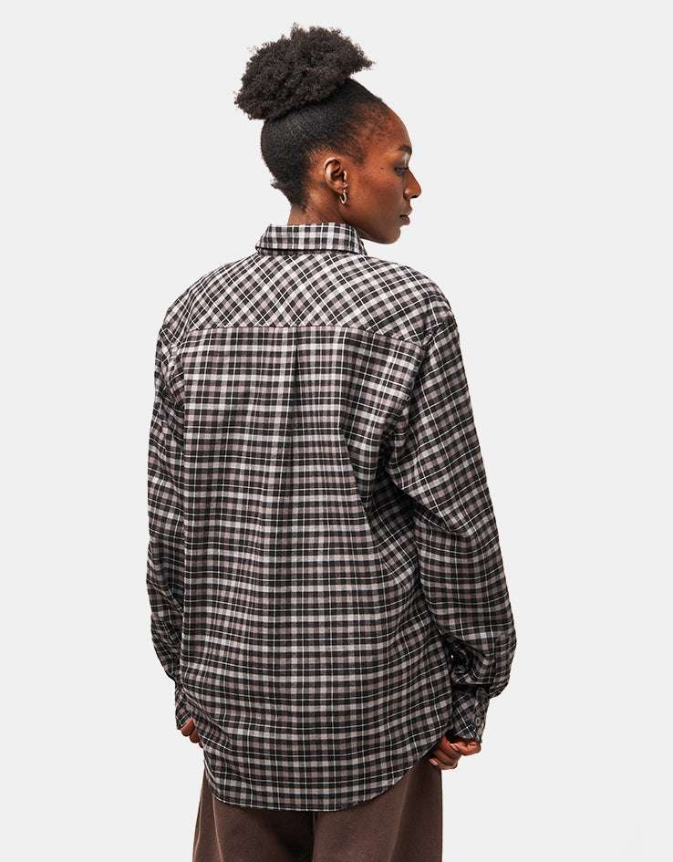 Carhartt WIP L/S Widmark Shirt - Widmark Check/Porphyry
