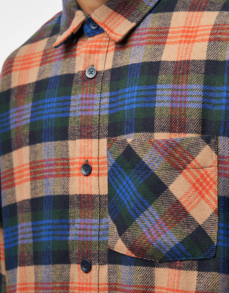 Carhartt WIP L/S Dern Shirt - Dern Check/Sycamore Tree