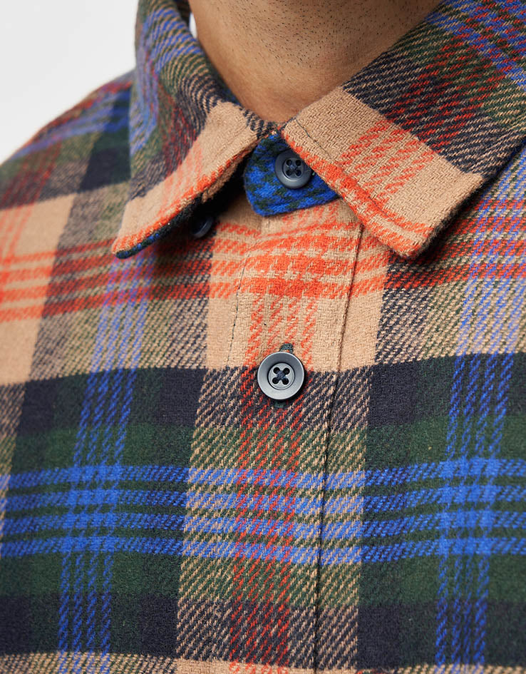 Carhartt WIP L/S Dern Shirt - Dern Check/Sycamore Tree