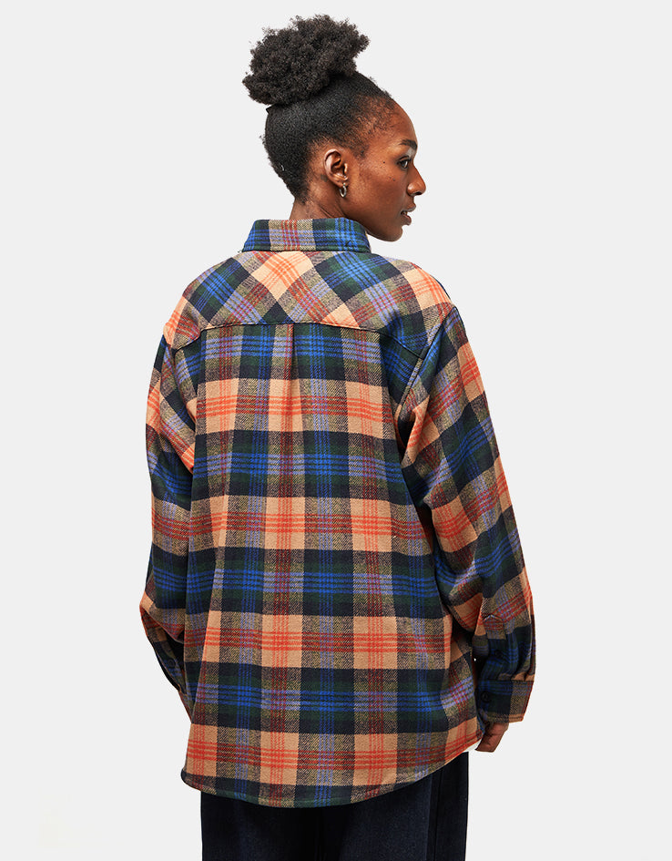 Carhartt WIP L/S Dern Shirt - Dern Check/Sycamore Tree