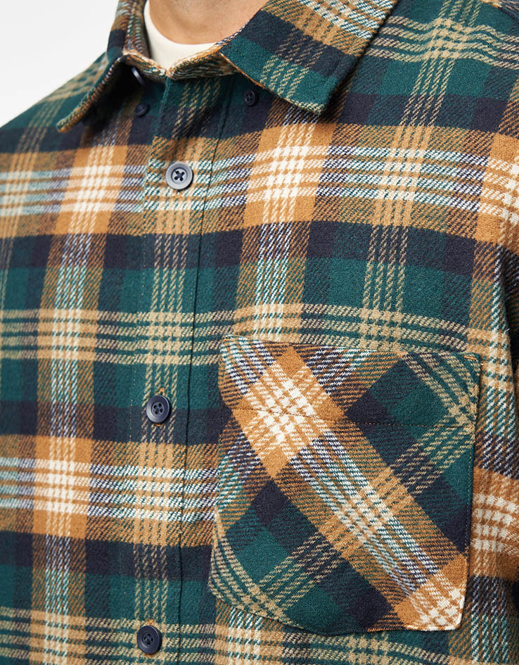 Carhartt WIP L/S Dern Shirt - Dern Check/Hamilton Brown