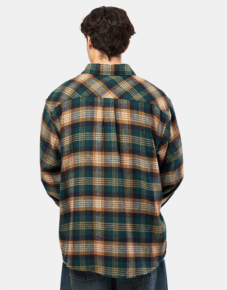 Carhartt WIP L/S Dern Shirt - Dern Check/Hamilton Brown