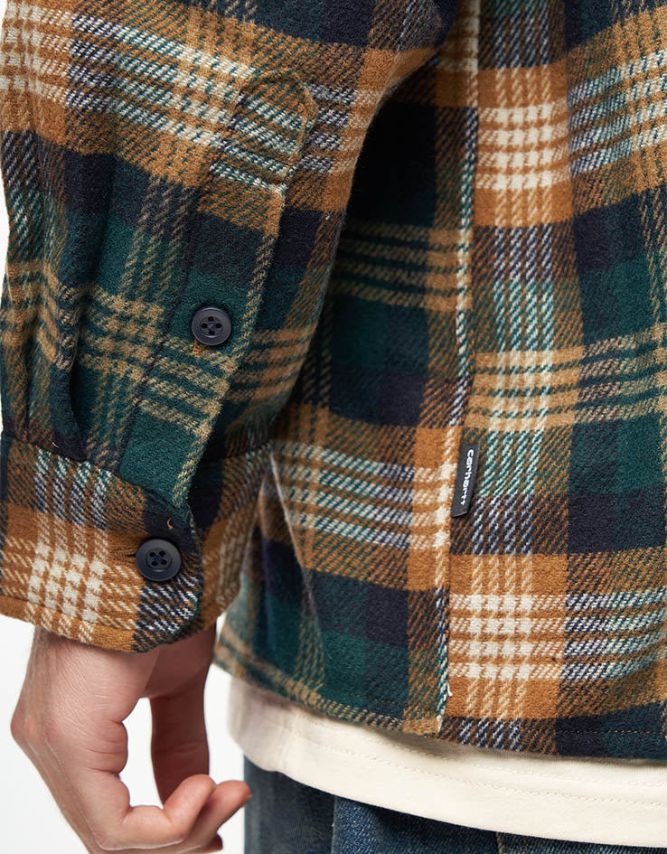 Carhartt WIP L/S Dern Shirt - Dern Check/Hamilton Brown