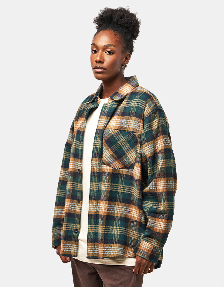 Carhartt WIP L/S Dern Shirt - Dern Check/Hamilton Brown