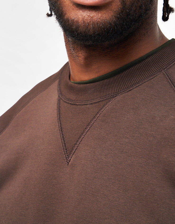 Carhartt WIP Chase Sweatshirt - Tobacco/Gold