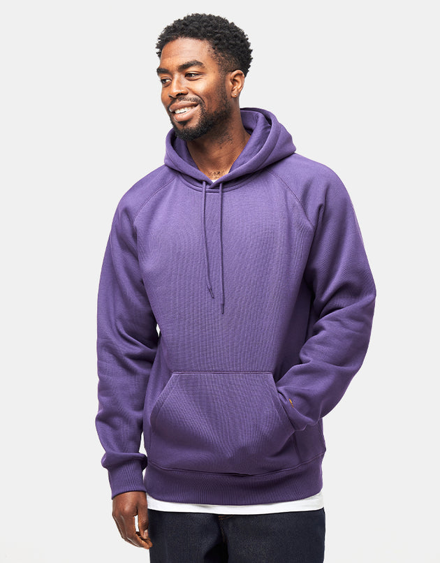 Carhartt WIP Hooded Chase Sweatshirt - Lakers/Gold