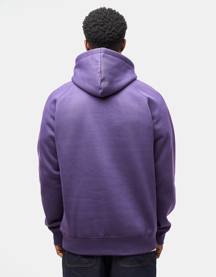 Carhartt WIP Hooded Chase Sweatshirt - Lakers/Gold