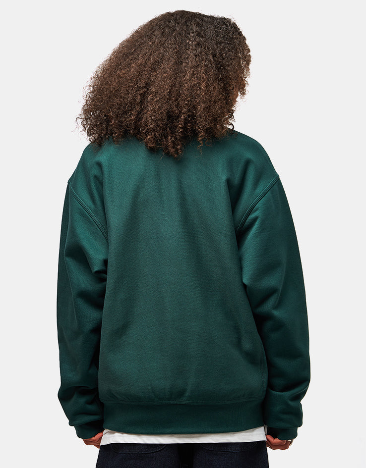 Carhartt WIP American Script Sweatshirt - Dark Fir