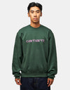 Carhartt WIP Carhartt Sweatshirt - Sycamore Tree/Phlox