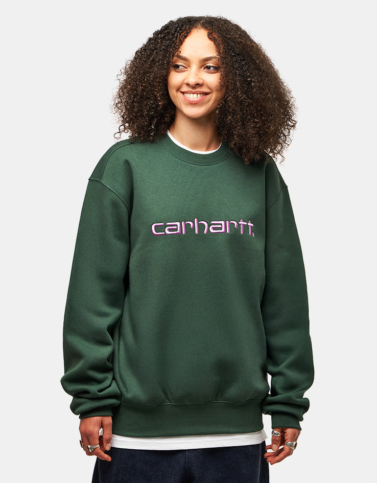 Carhartt WIP Carhartt Sweatshirt - Sycamore Tree/Phlox