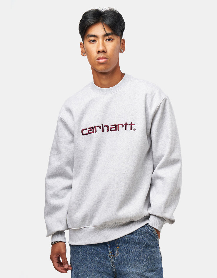 Carhartt WIP Carhartt Sweatshirt - Ash Heather/Rondo