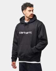 Carhartt WIP Hooded Carhartt Sweatshirt - Black/White