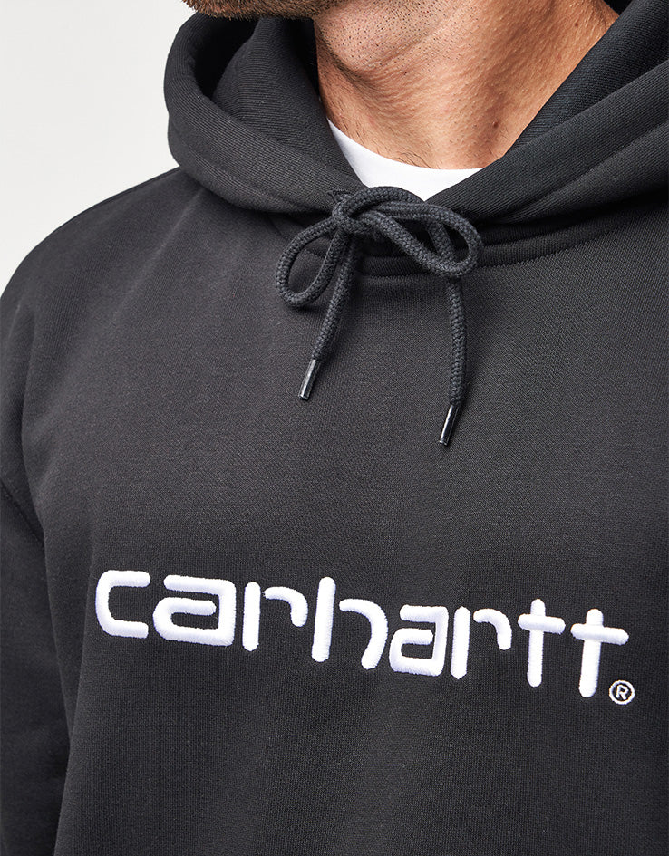 Carhartt WIP Hooded Carhartt Sweatshirt - Black/White