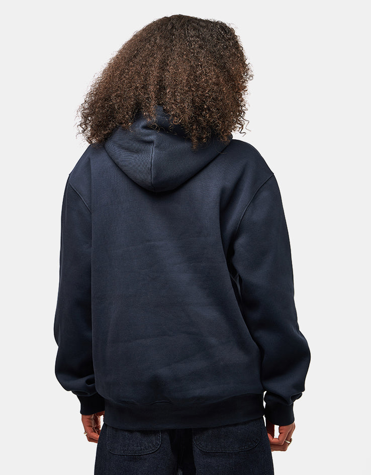 Carhartt WIP Hooded Carhartt Sweatshirt - Deep Night/Palisander