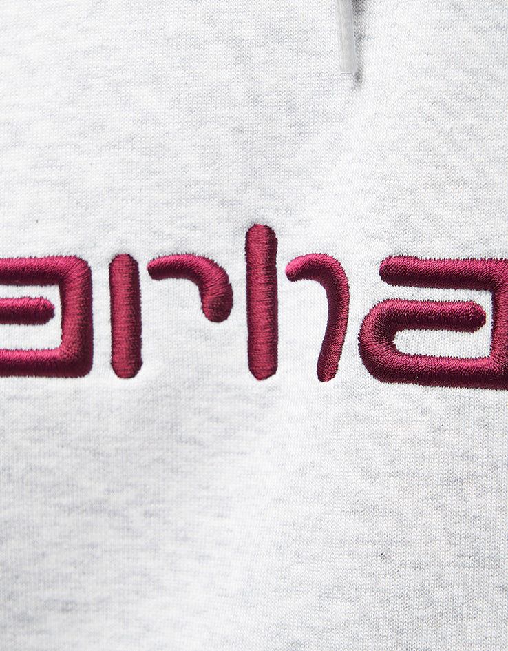 Carhartt WIP Hooded Carhartt Sweatshirt - Ash Heather/Rondo