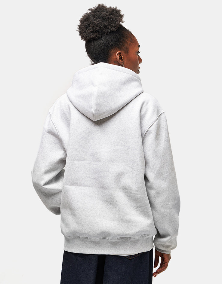 Carhartt WIP Hooded Carhartt Sweatshirt - Ash Heather/Rondo