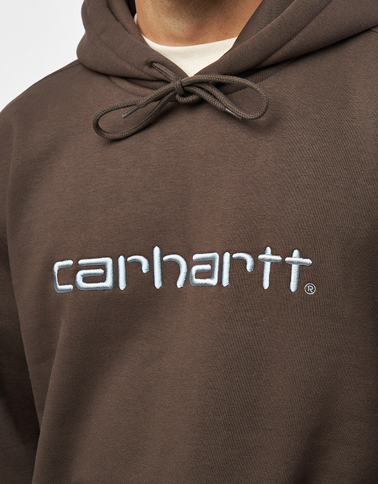 Carhartt WIP Hooded Carhartt Sweatshirt - Vitola/Citadel