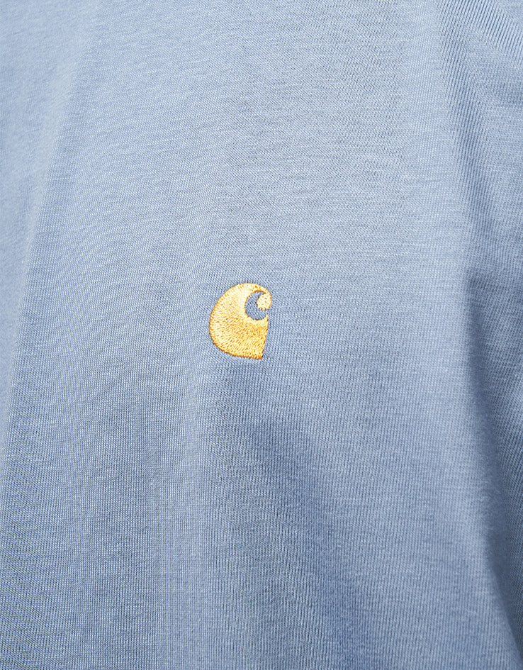 Carhartt WIP S/S Chase T-Shirt - Angelite/Gold