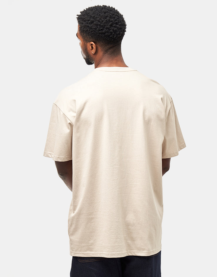 Carhartt WIP S/S Chase T-Shirt - Fleur De Sel/Gold