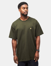 Carhartt WIP S/S Chase T-Shirt - Olive/Gold