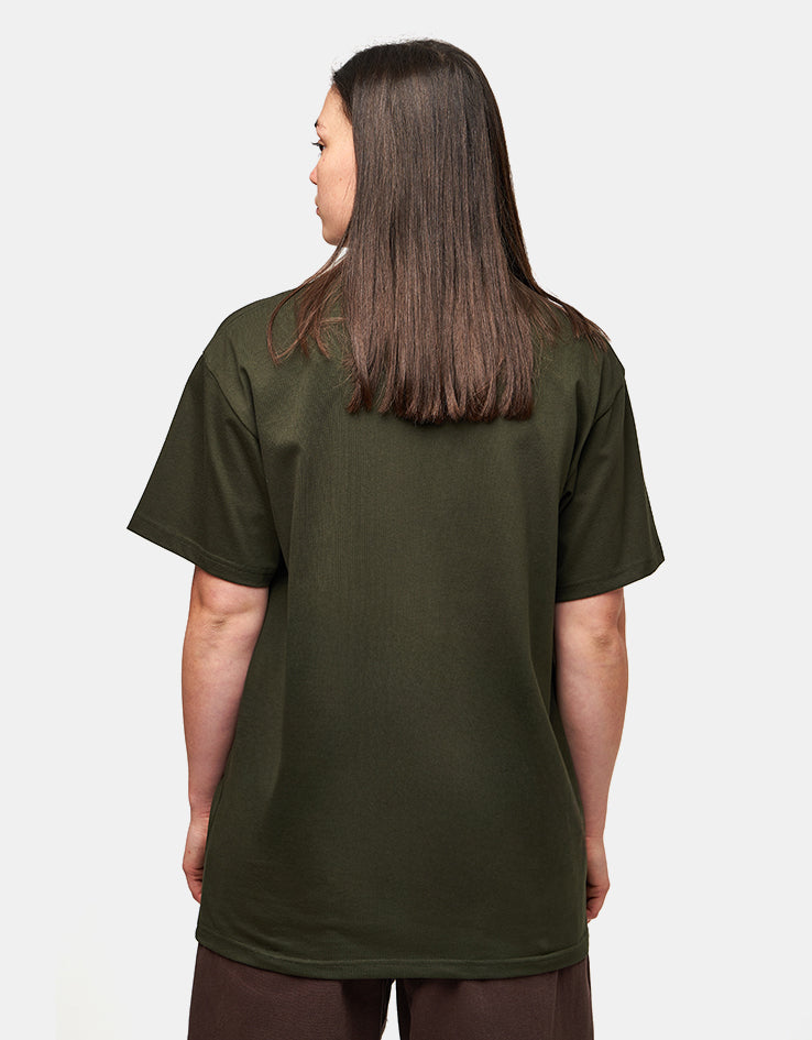 Carhartt WIP S/S Chase T-Shirt - Olive/Gold
