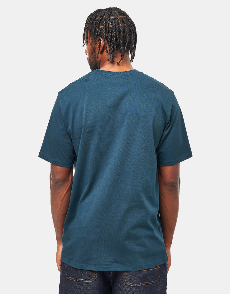 Carhartt WIP S/S Pocket T-Shirt - Deep Lagoon