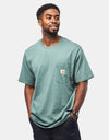 Carhartt WIP S/S Pocket T-Shirt - Silver Pine