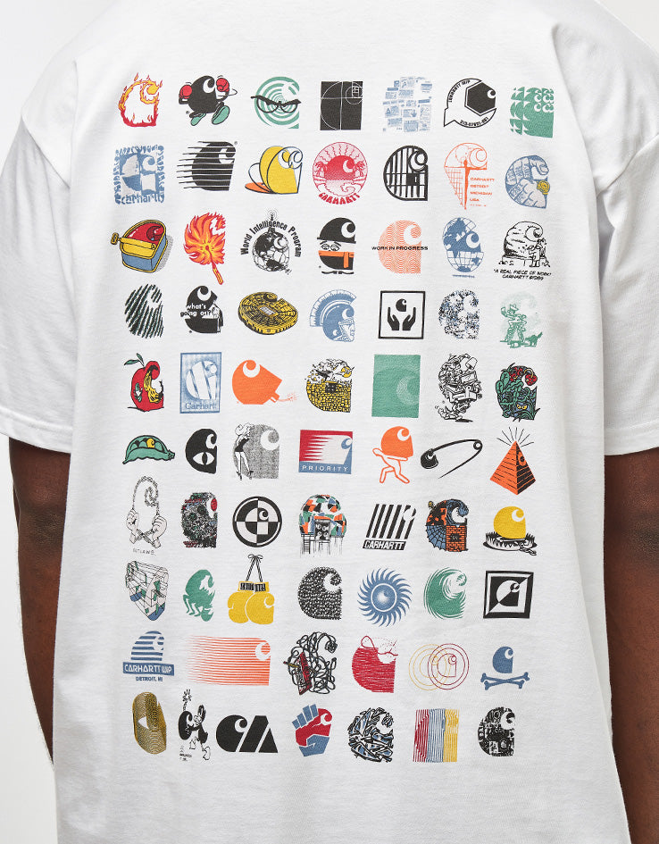 Carhartt WIP S/S C Logo Archive T-Shirt - White