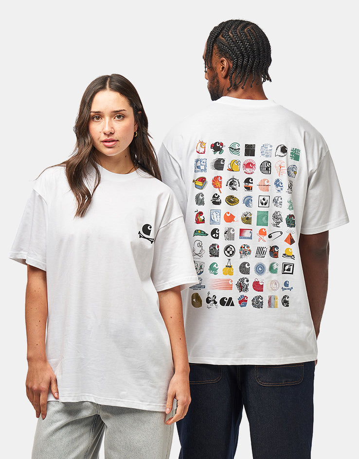 Carhartt WIP S/S C Logo Archive T-Shirt - White
