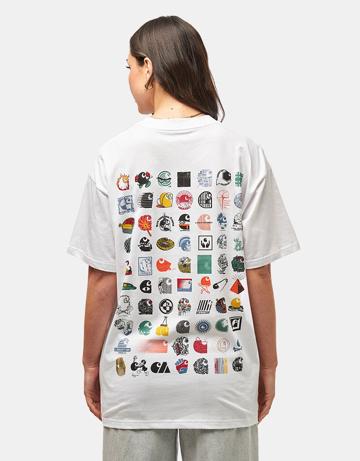 Carhartt WIP S/S C Logo Archive T-Shirt - White
