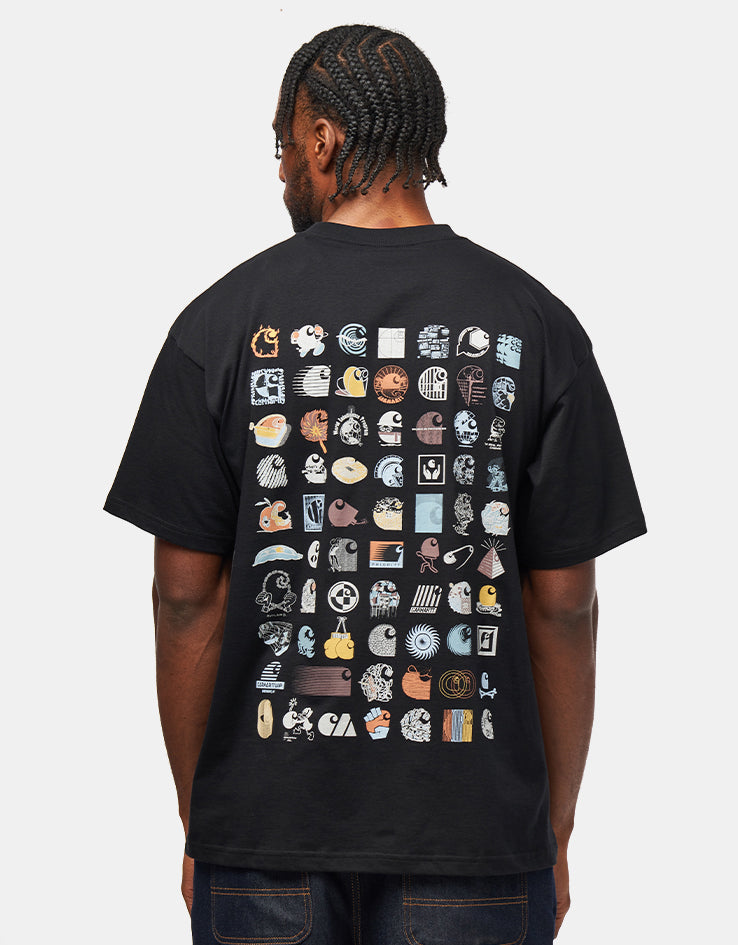 Carhartt WIP S/S C Logo Archive T-Shirt - Black