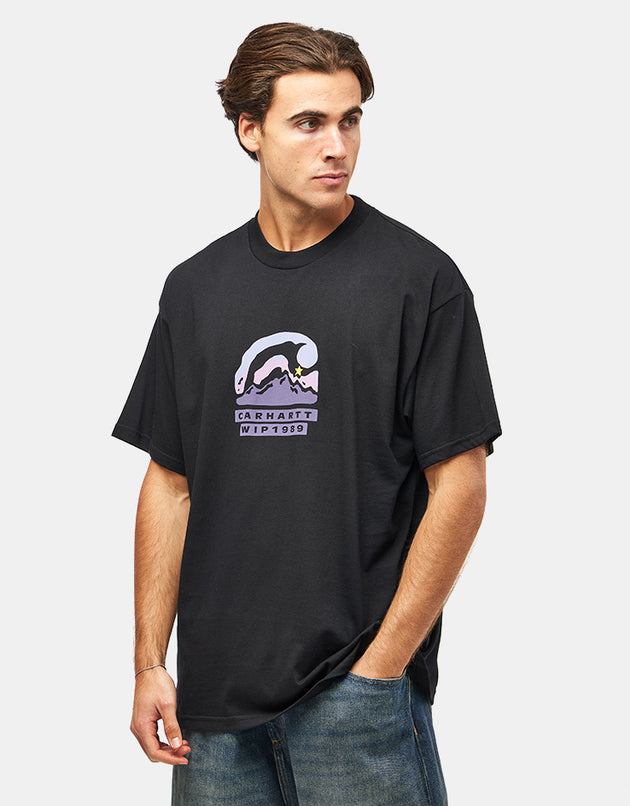 Carhartt WIP S/S Rising Helix T-Shirt - Black