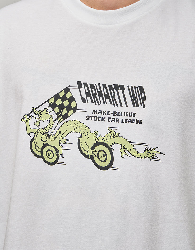 Carhartt WIP S/S Make Believe League T-Shirt - White