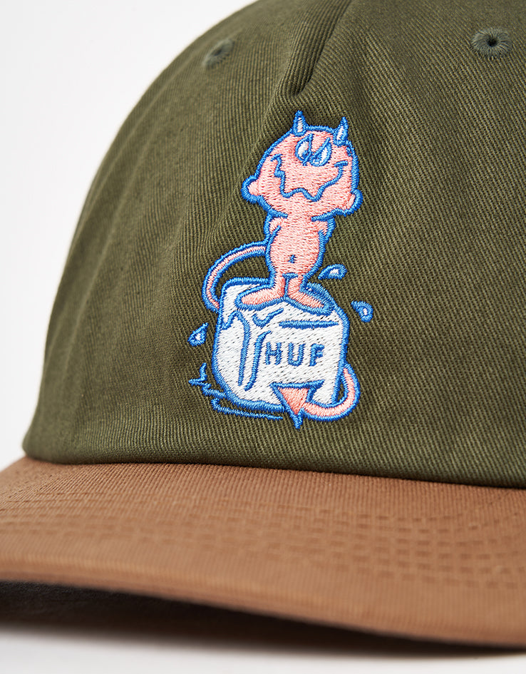 HUF Melt Snapback Cap - Green